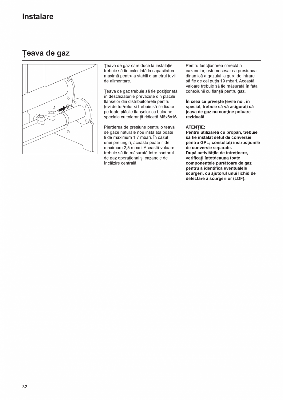 Pagina 32 - Manual de Instalare  - Cazan mural  ELCO THISION® L PLUS Instructiuni montaj,...