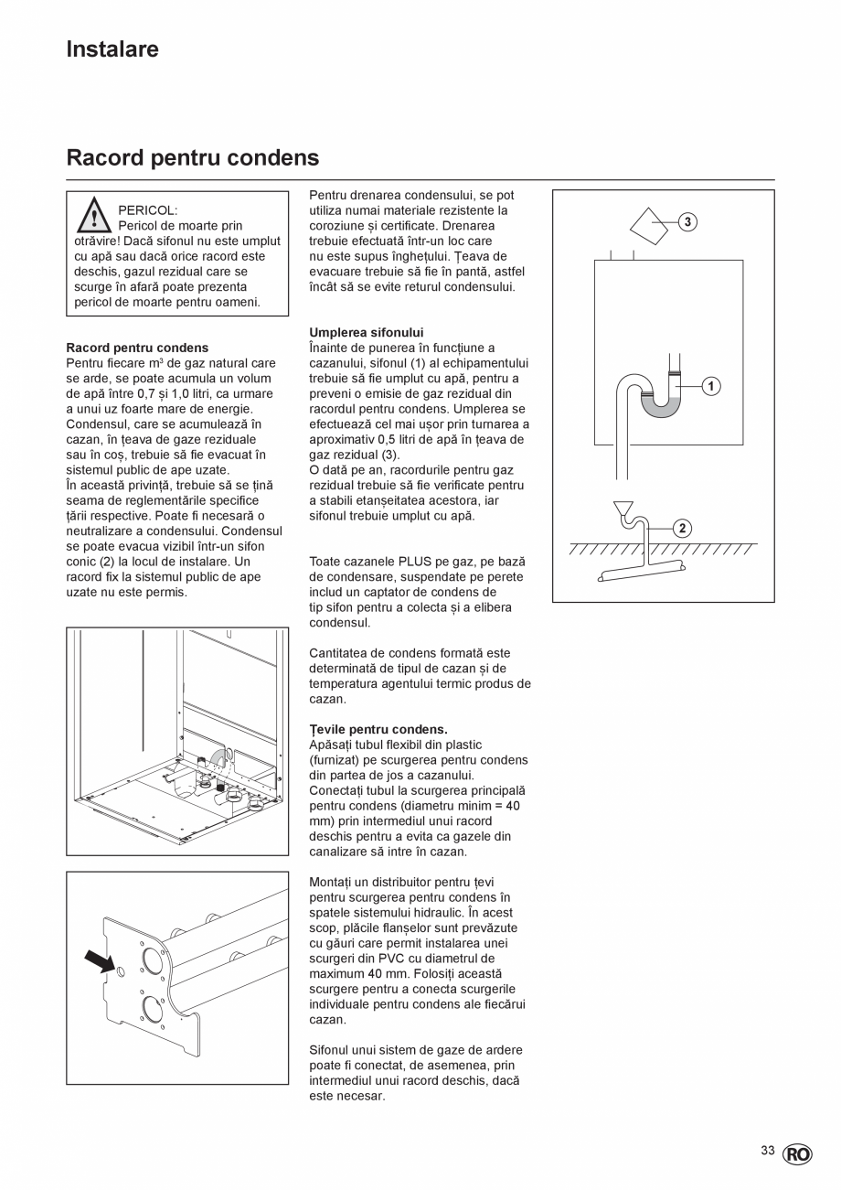 Pagina 33-Manual de Instalare  - Cazan mural  ELCO THISION® L PLUS Instructiuni montaj, utilizare Engleza ...