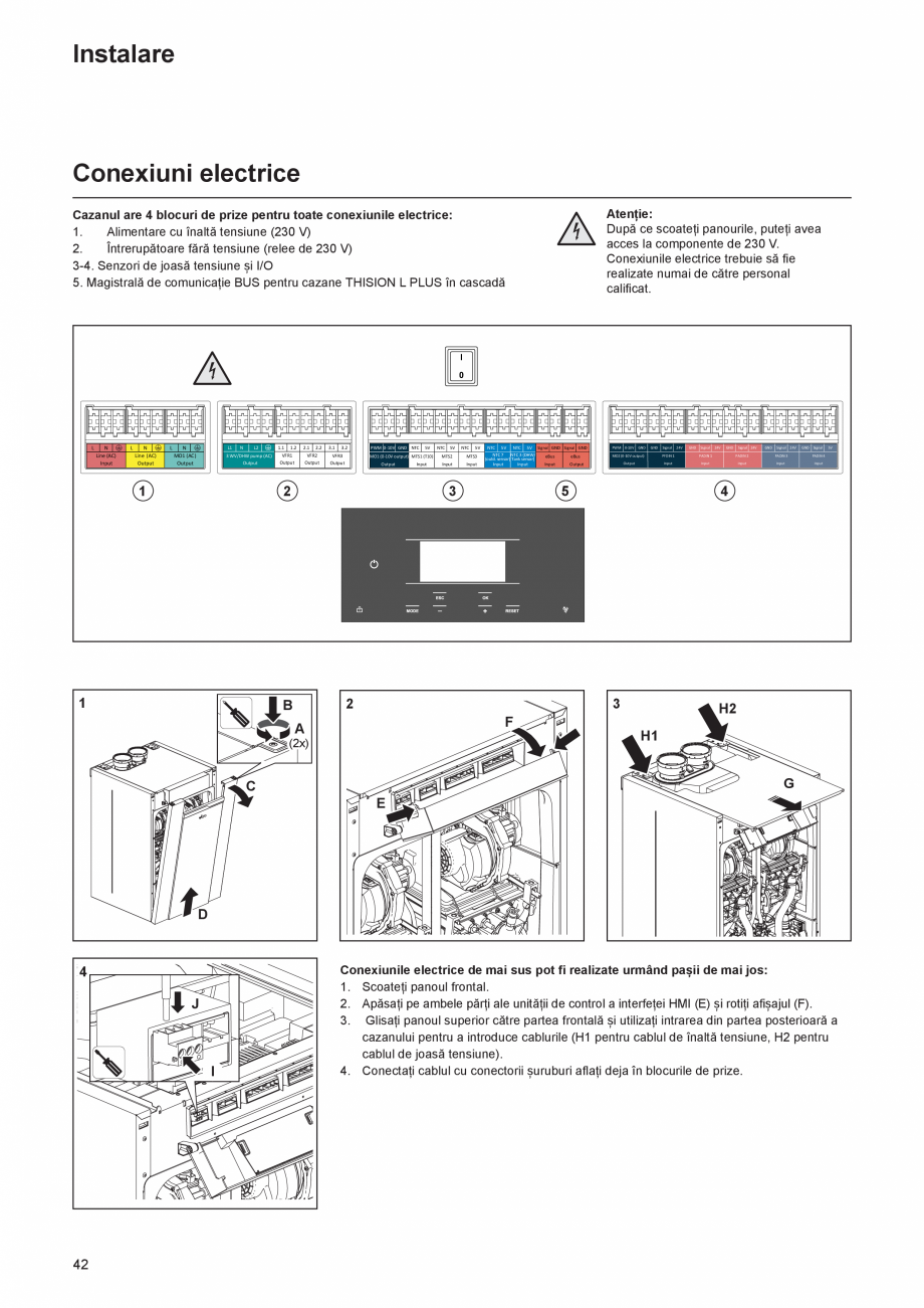 Pagina 42-Manual de Instalare  - Cazan mural  ELCO THISION® L PLUS Instructiuni montaj, utilizare Engleza ...
