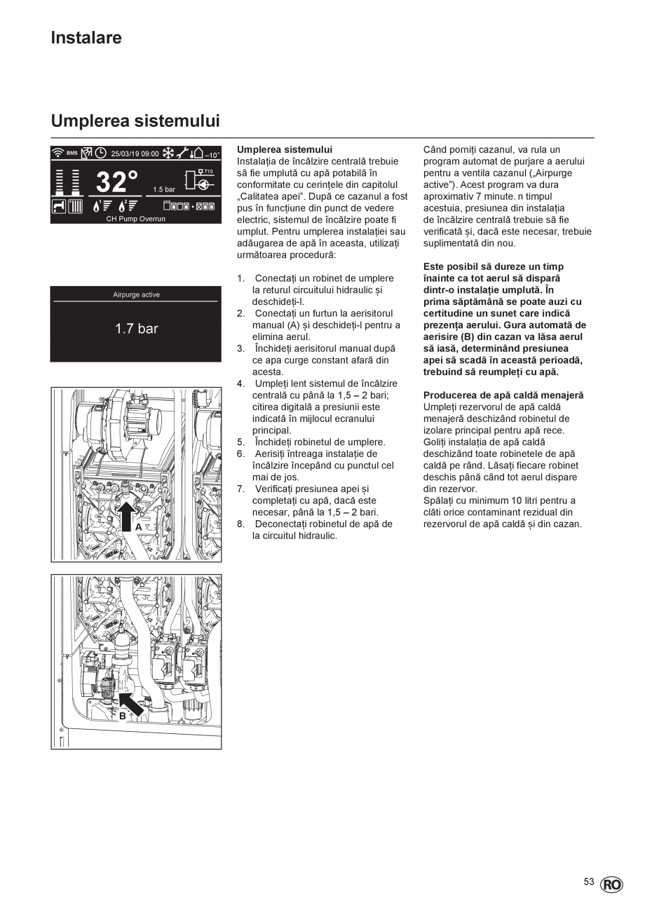 Pagina 53-Manual de Instalare  - Cazan mural  ELCO THISION® L PLUS Instructiuni montaj, utilizare Engleza ...