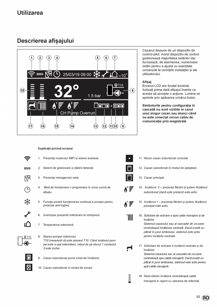 Pagina 55-Manual de Instalare  - Cazan mural  ELCO THISION® L PLUS Instructiuni montaj, utilizare Engleza ...