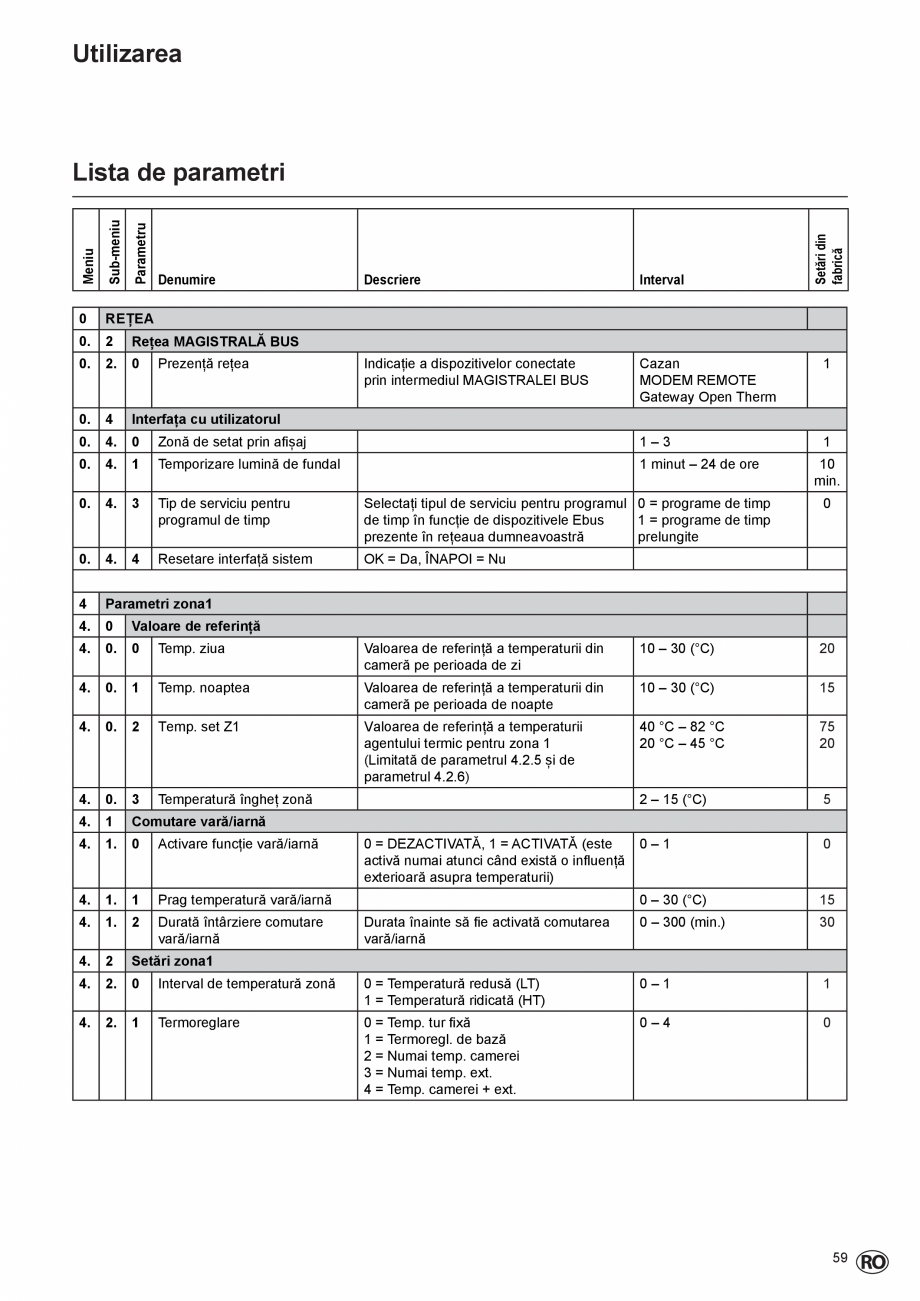 Pagina 59-Manual de Instalare  - Cazan mural  ELCO THISION® L PLUS Instructiuni montaj, utilizare Engleza ...