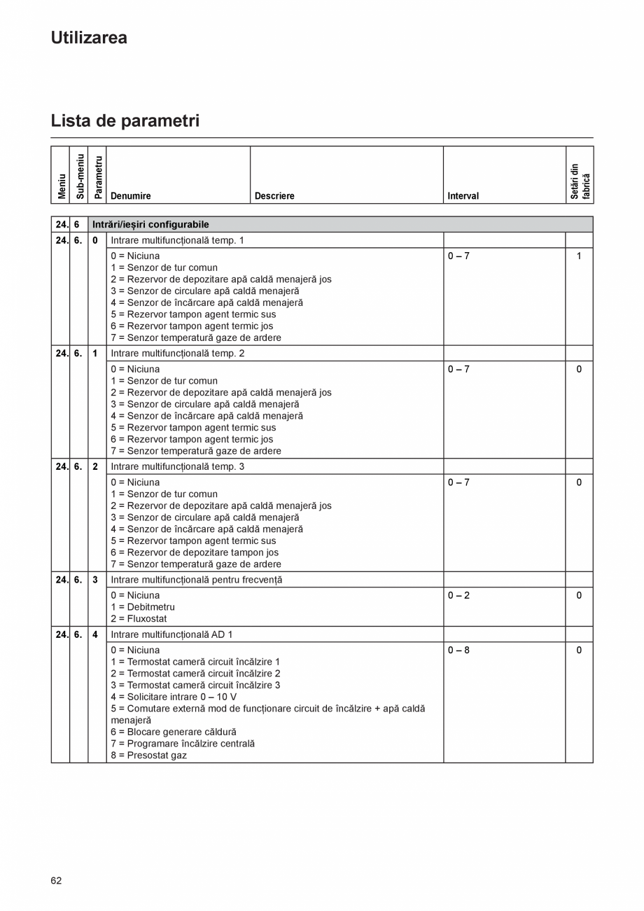 Pagina 62-Manual de Instalare  - Cazan mural  ELCO THISION® L PLUS Instructiuni montaj, utilizare Engleza ...