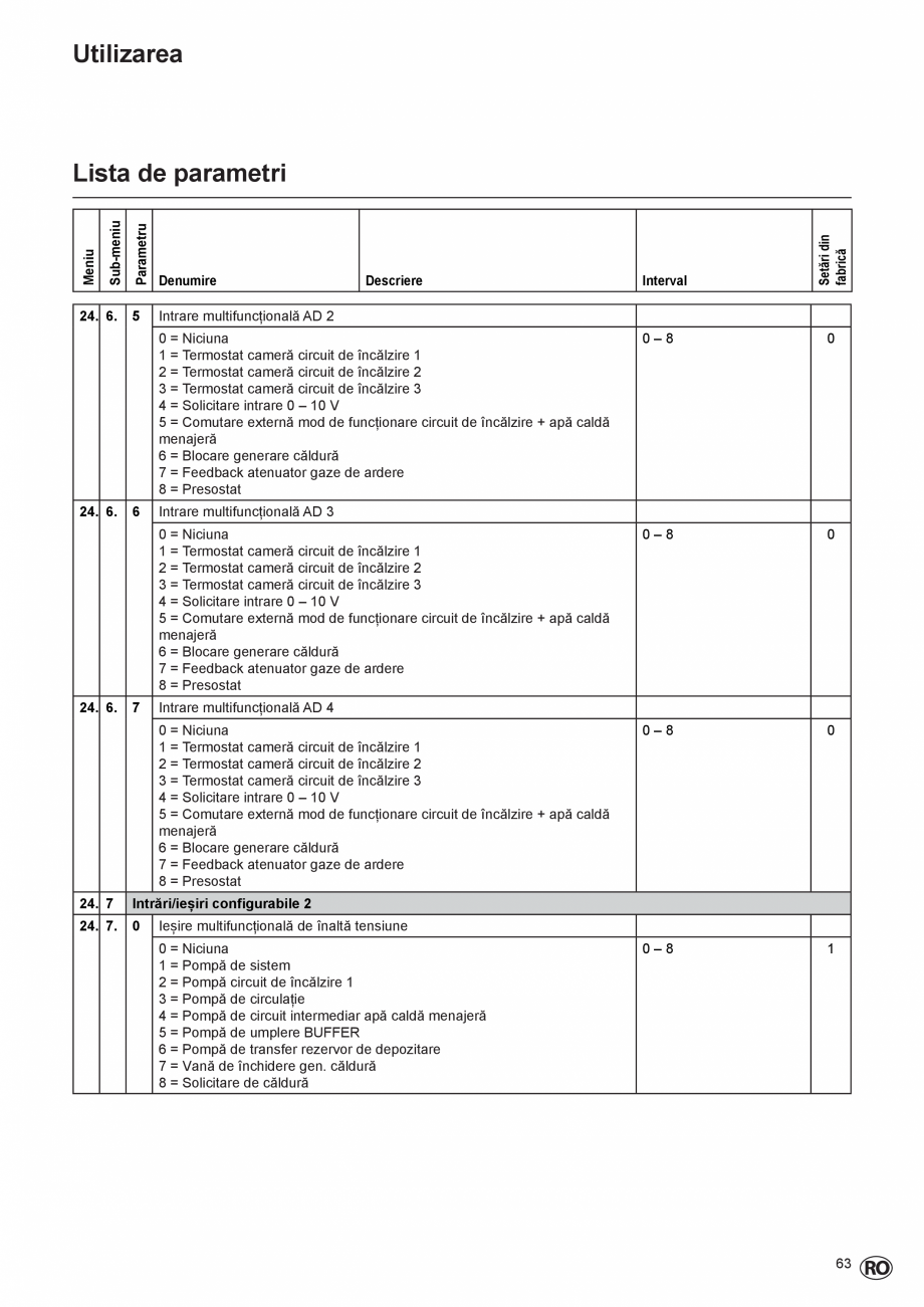 Pagina 63-Manual de Instalare  - Cazan mural  ELCO THISION® L PLUS Instructiuni montaj, utilizare Engleza ...