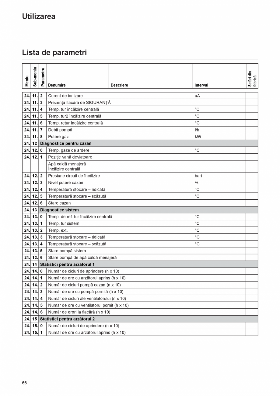 Pagina 66-Manual de Instalare  - Cazan mural  ELCO THISION® L PLUS Instructiuni montaj, utilizare Engleza ...