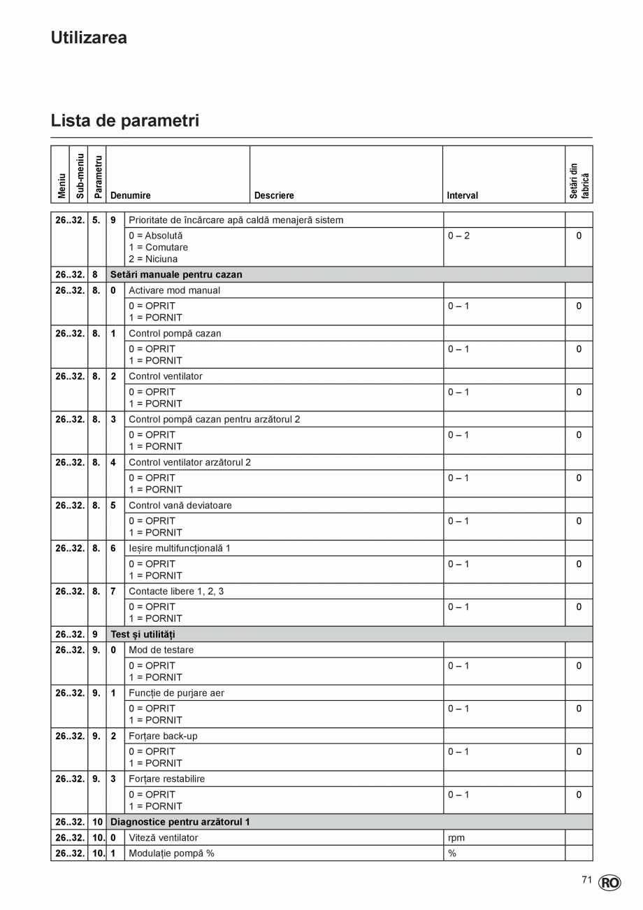 Pagina 71-Manual de Instalare  - Cazan mural  ELCO THISION® L PLUS Instructiuni montaj, utilizare Engleza ...