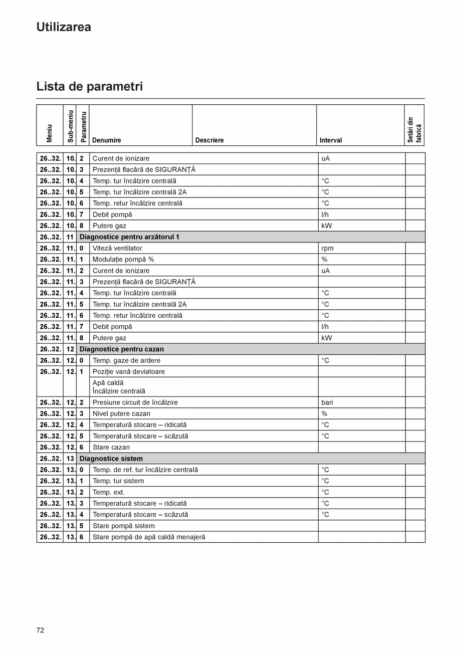 Pagina 72-Manual de Instalare  - Cazan mural  ELCO THISION® L PLUS Instructiuni montaj, utilizare Engleza ...
