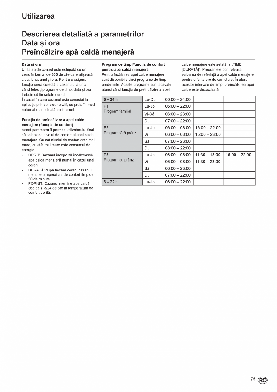 Pagina 75-Manual de Instalare  - Cazan mural  ELCO THISION® L PLUS Instructiuni montaj, utilizare Engleza ...