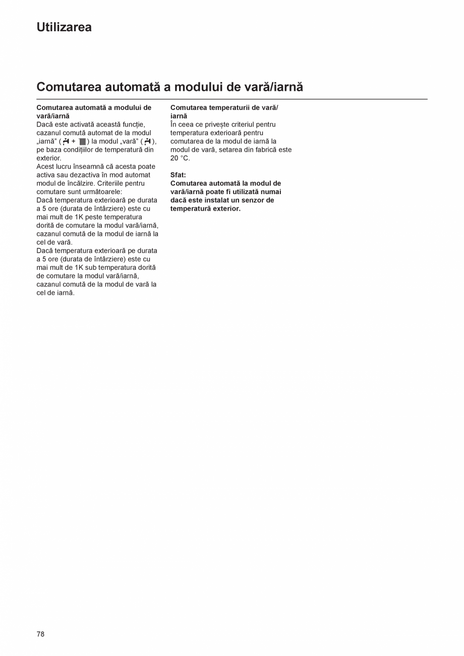 Pagina 78-Manual de Instalare  - Cazan mural  ELCO THISION® L PLUS Instructiuni montaj, utilizare Engleza ...