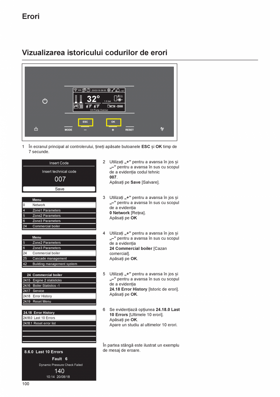 Pagina 100-Manual de Instalare  - Cazan mural  ELCO THISION® L PLUS Instructiuni montaj, utilizare Engleza ...