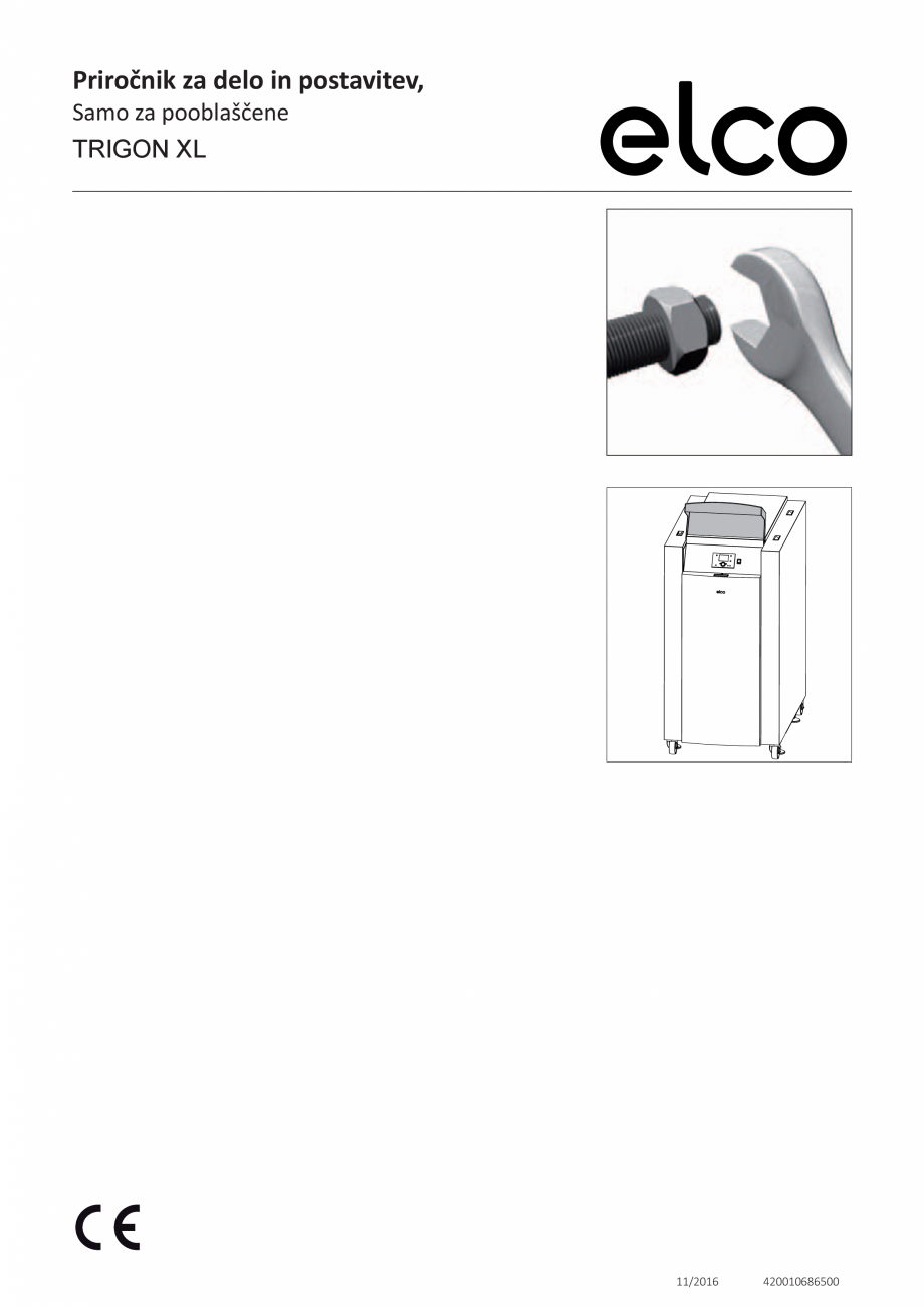 Pagina 50-Manual de Instalare - Cazan pe gaz in condensare ELCO TRIGON® XL Instructiuni montaj, utilizare ...