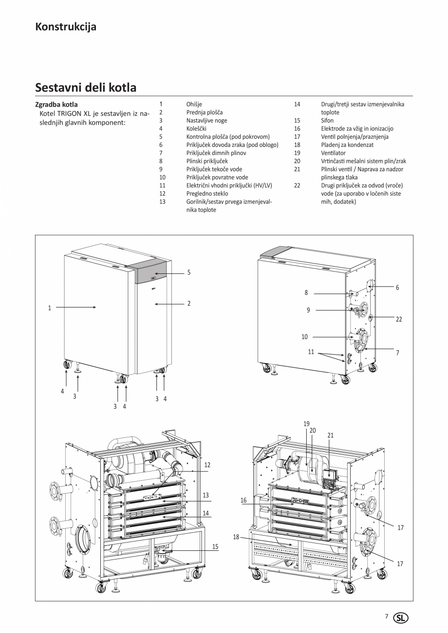 Pagina 56-Manual de Instalare - Cazan pe gaz in condensare ELCO TRIGON® XL Instructiuni montaj, utilizare ...