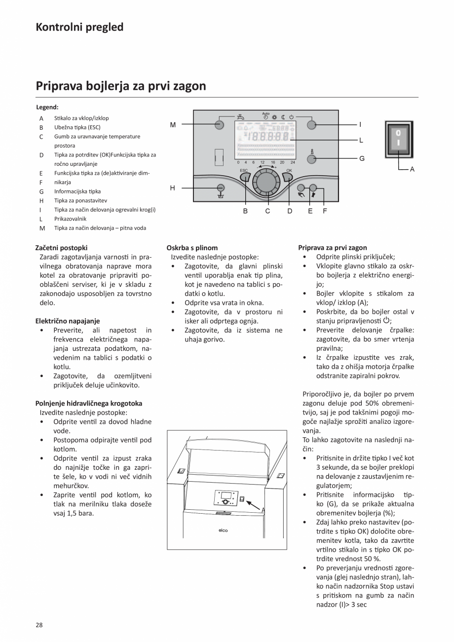 Pagina 78-Manual de Instalare - Cazan pe gaz in condensare ELCO TRIGON® XL Instructiuni montaj, utilizare ...