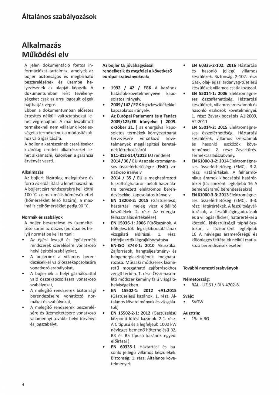 Pagina 102-Manual de Instalare - Cazan pe gaz in condensare ELCO TRIGON® XL Instructiuni montaj, utilizare ...