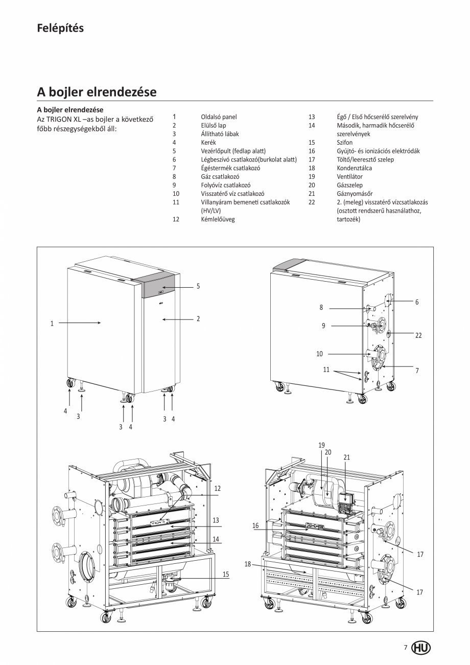 Pagina 105-Manual de Instalare - Cazan pe gaz in condensare ELCO TRIGON® XL Instructiuni montaj, utilizare ...