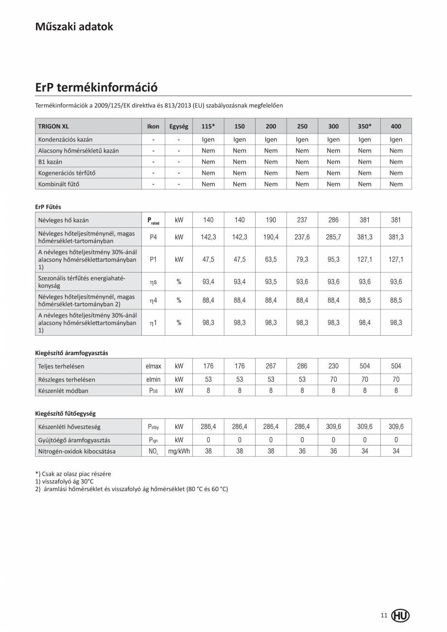Pagina 109-Manual de Instalare - Cazan pe gaz in condensare ELCO TRIGON® XL Instructiuni montaj, utilizare ...