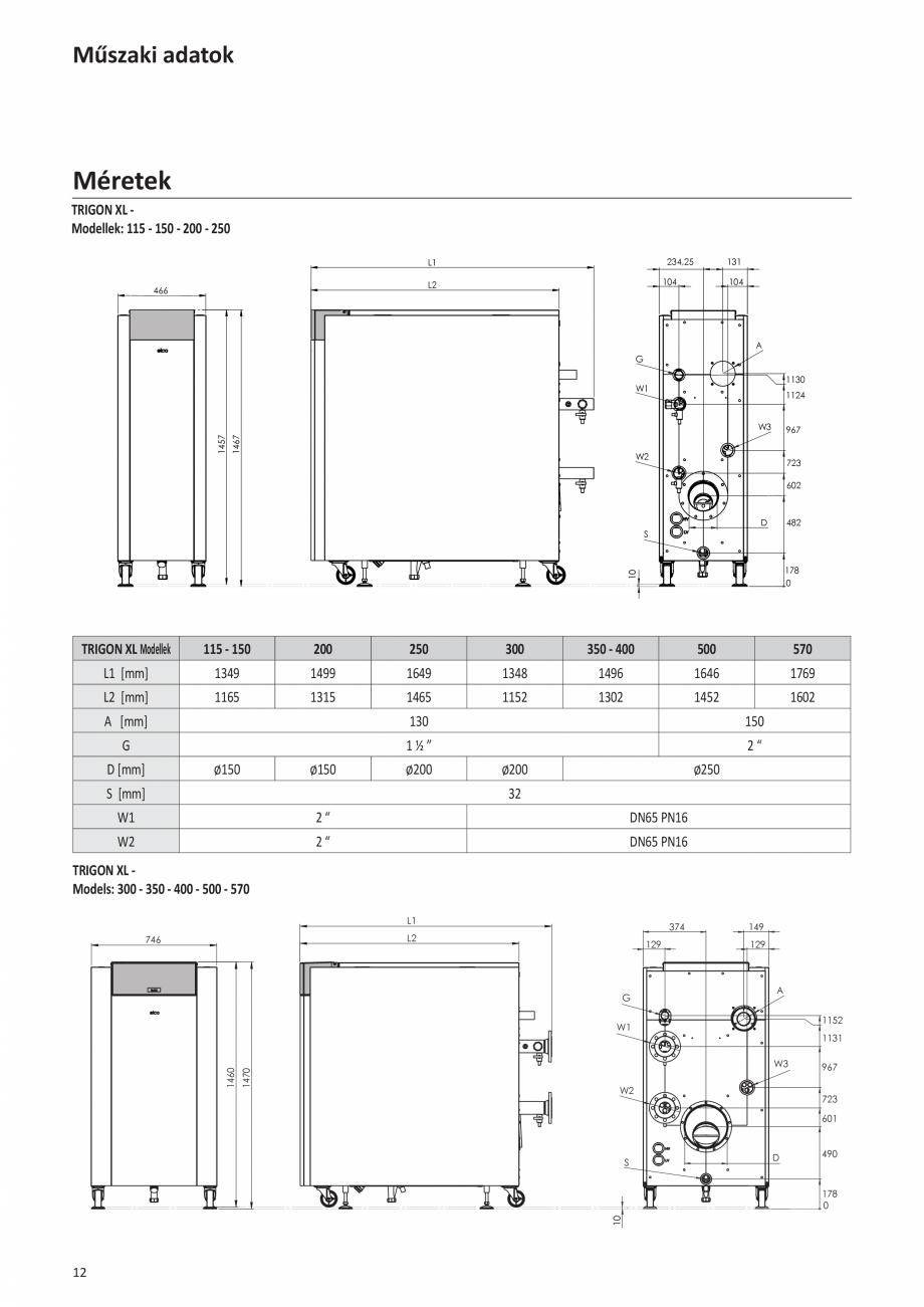 Pagina 110-Manual de Instalare - Cazan pe gaz in condensare ELCO TRIGON® XL Instructiuni montaj, utilizare ...
