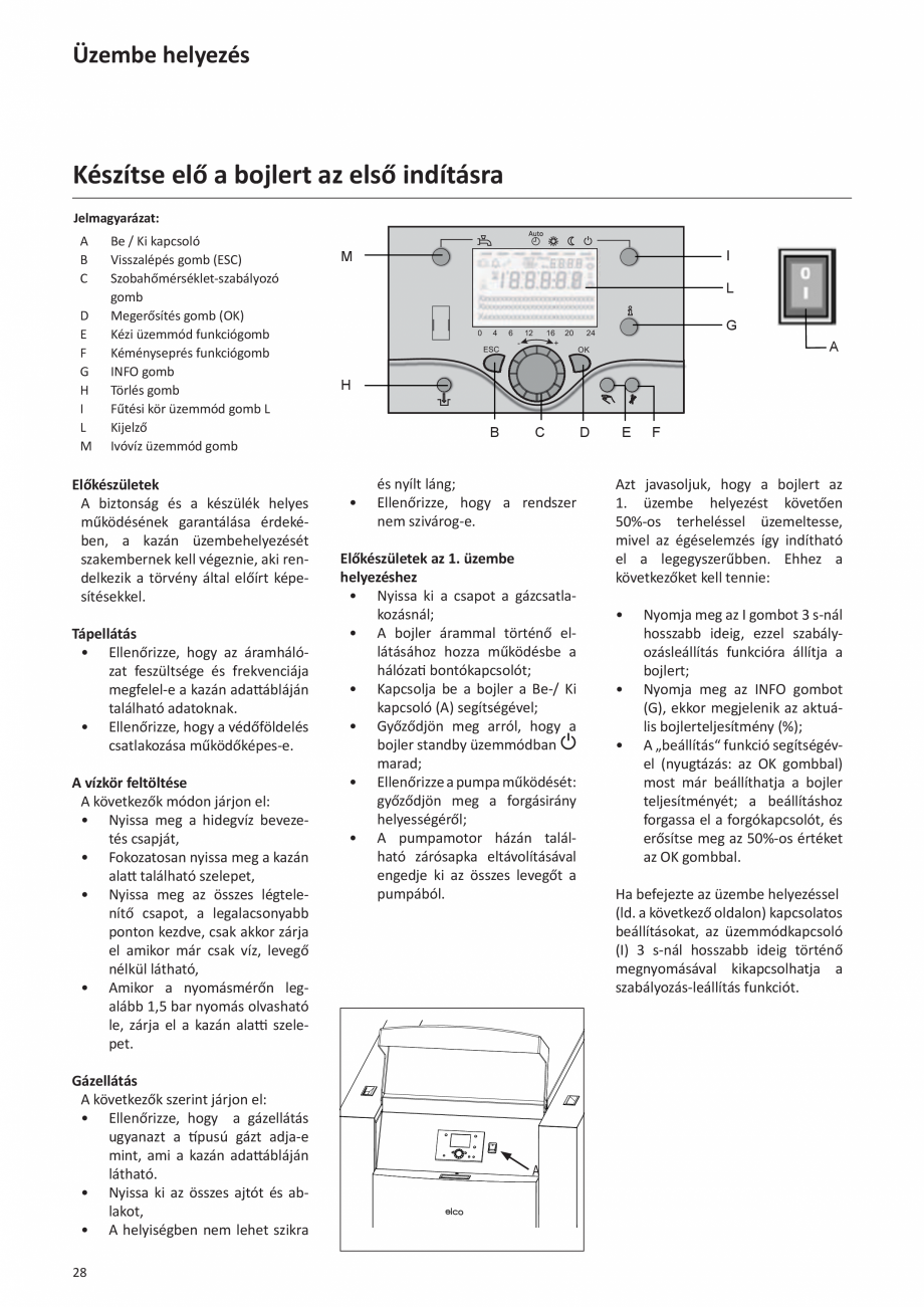 Pagina 126-Manual de Instalare - Cazan pe gaz in condensare ELCO TRIGON® XL Instructiuni montaj, utilizare ...
