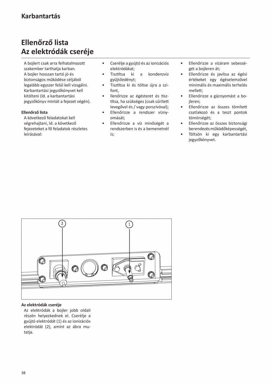 Pagina 136-Manual de Instalare - Cazan pe gaz in condensare ELCO TRIGON® XL Instructiuni montaj, utilizare ...