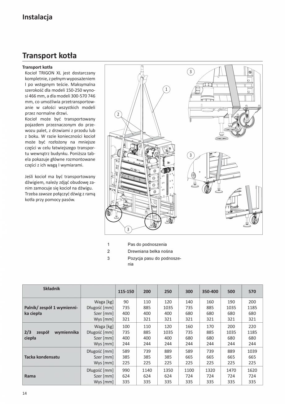 Pagina 160-Manual de Instalare - Cazan pe gaz in condensare ELCO TRIGON® XL Instructiuni montaj, utilizare ...