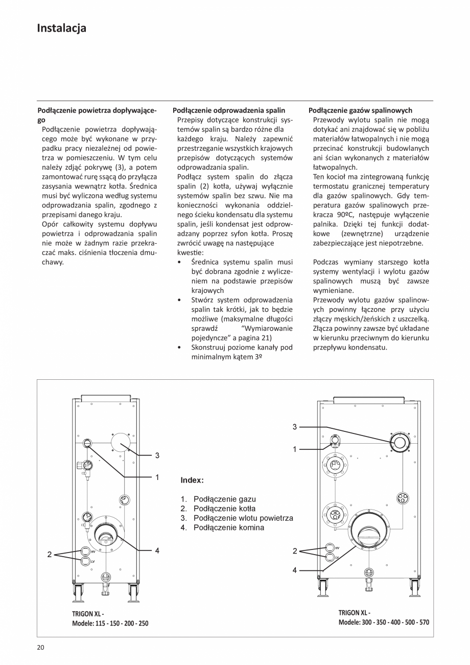 Pagina 166-Manual de Instalare - Cazan pe gaz in condensare ELCO TRIGON® XL Instructiuni montaj, utilizare ...