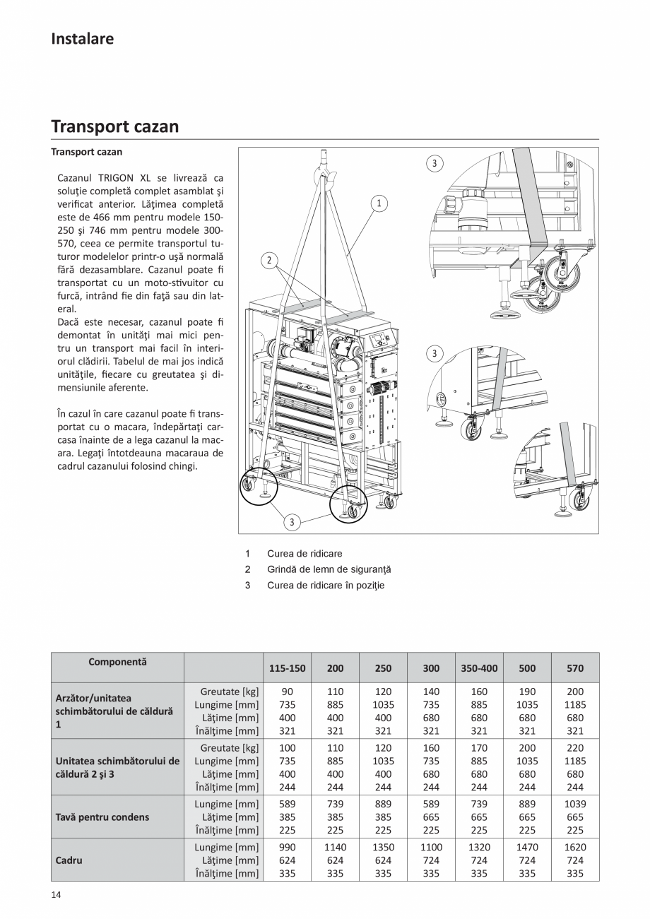 Pagina 208-Manual de Instalare - Cazan pe gaz in condensare ELCO TRIGON® XL Instructiuni montaj, utilizare ...
