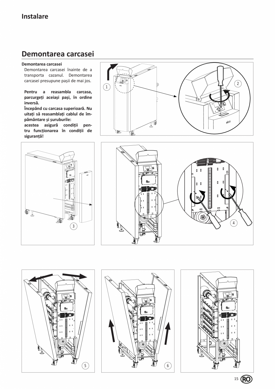 Pagina 209-Manual de Instalare - Cazan pe gaz in condensare ELCO TRIGON® XL Instructiuni montaj, utilizare ...