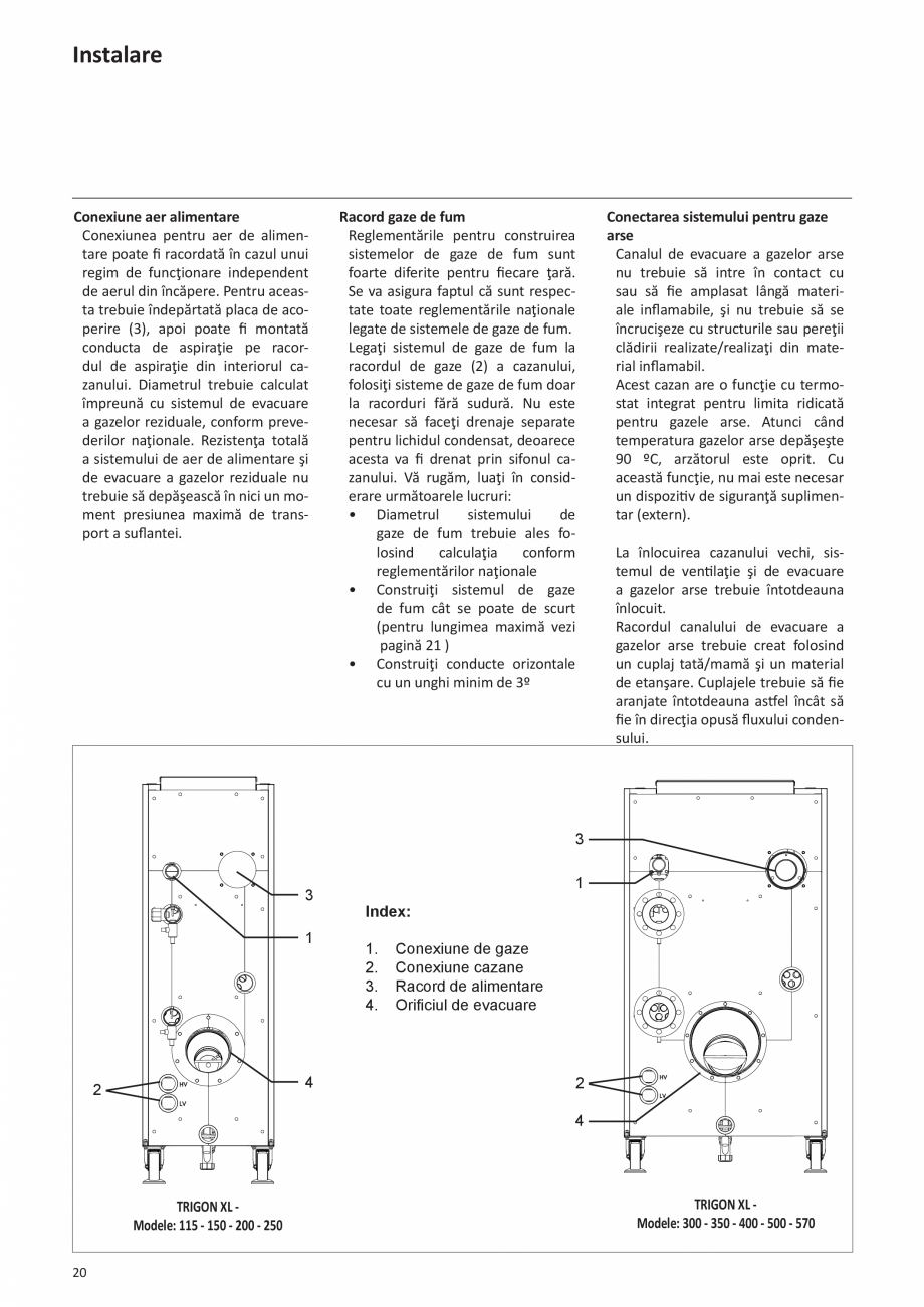 Pagina 214-Manual de Instalare - Cazan pe gaz in condensare ELCO TRIGON® XL Instructiuni montaj, utilizare ...
