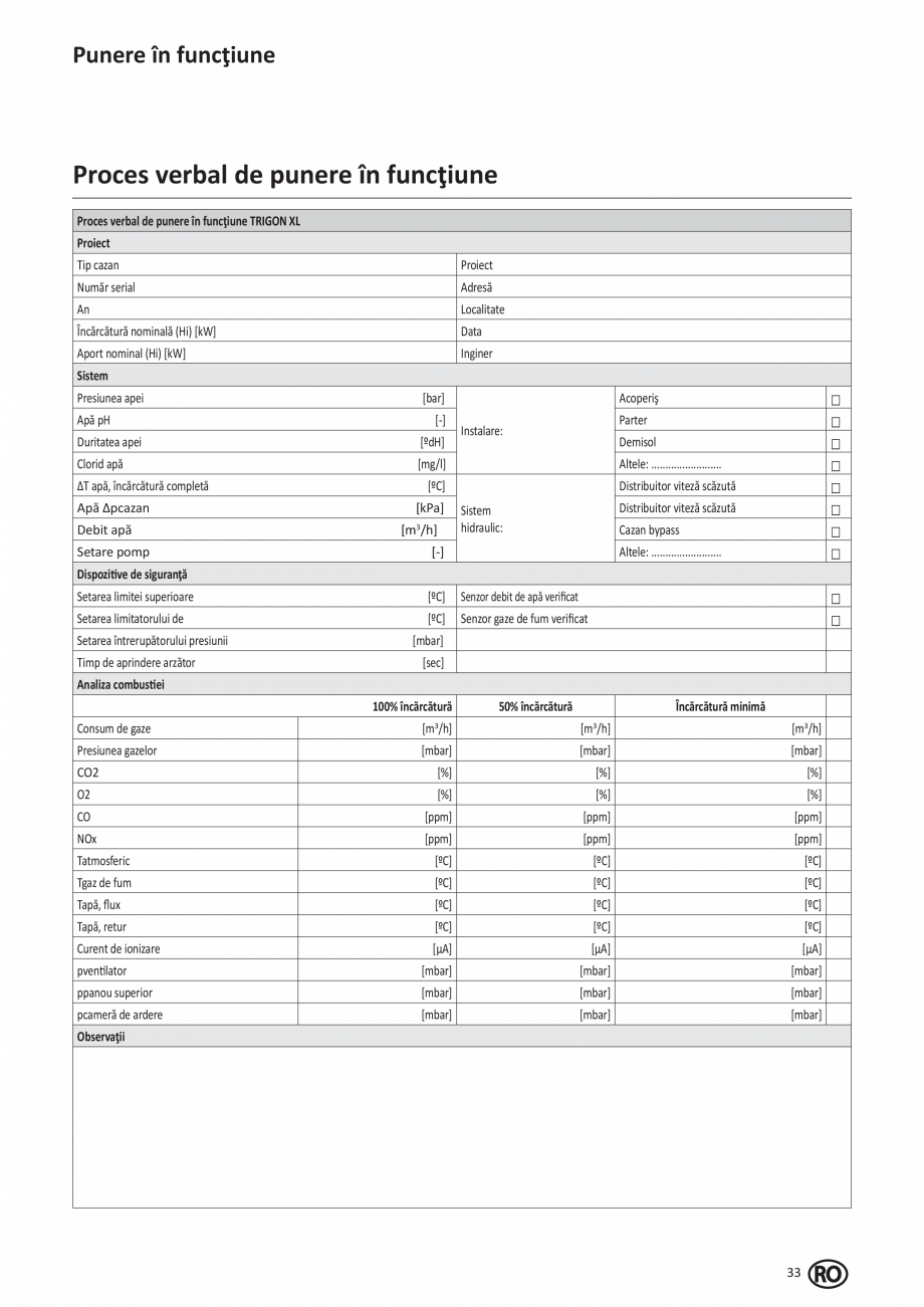 Pagina 227-Manual de Instalare - Cazan pe gaz in condensare ELCO TRIGON® XL Instructiuni montaj, utilizare ...