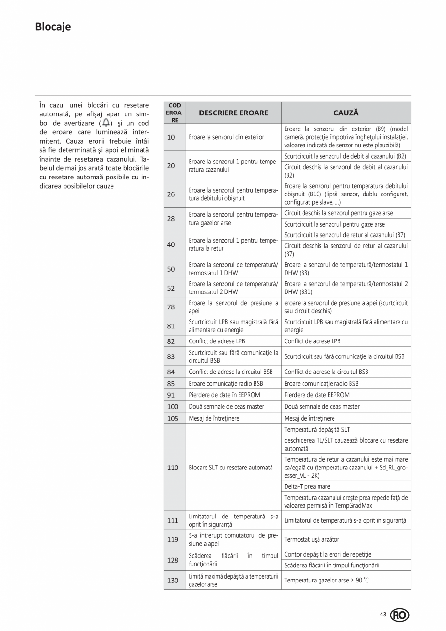 Pagina 237-Manual de Instalare - Cazan pe gaz in condensare ELCO TRIGON® XL Instructiuni montaj, utilizare ...