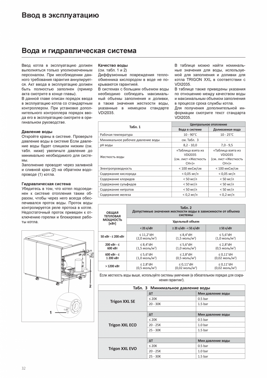 Pagina 32-Manual de instalare si utilizare - Cazan in condensare cu functionare pe gaz ELCO TRIGON® XXL...