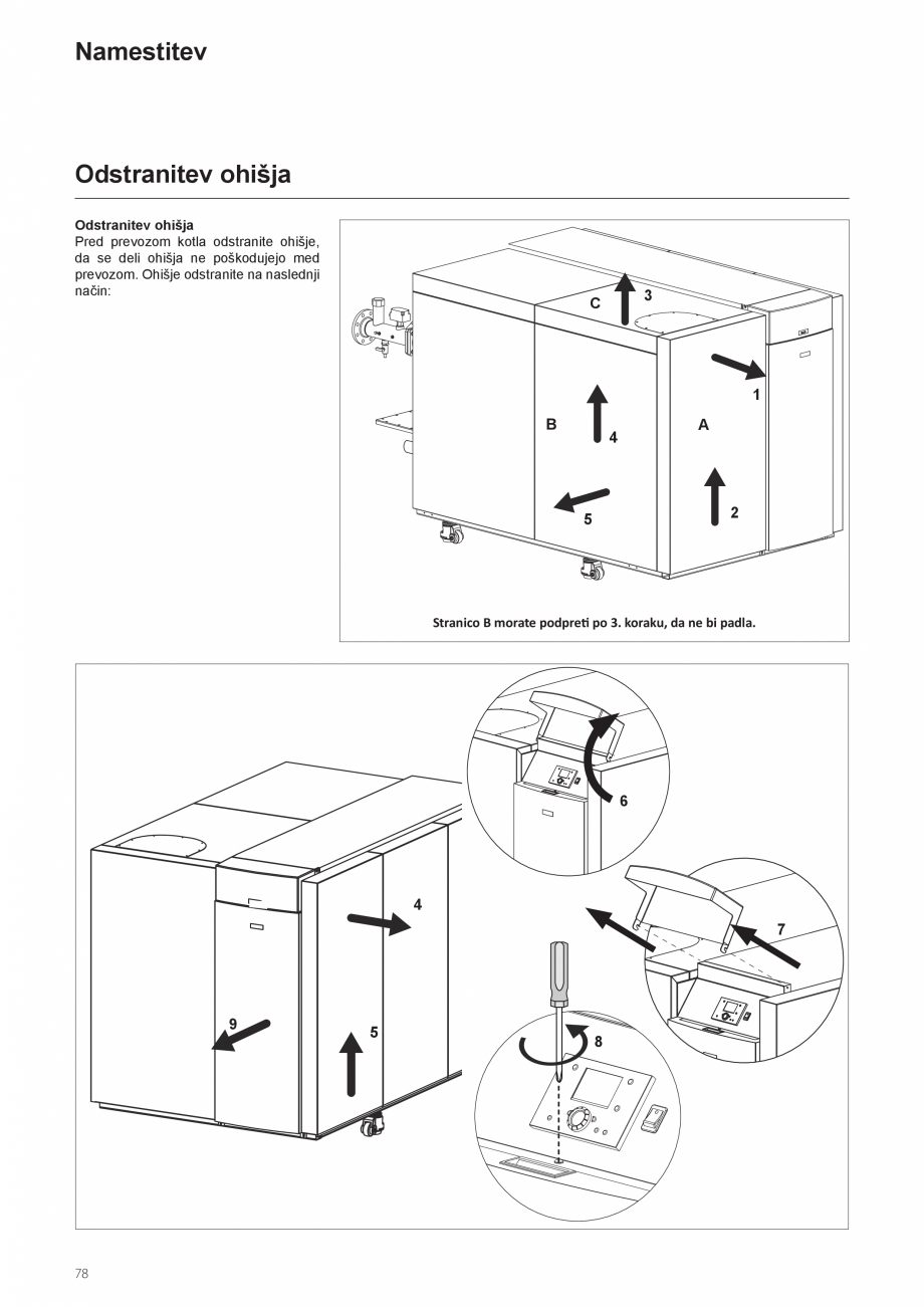 Pagina 78-Manual de instalare si utilizare - Cazan in condensare cu functionare pe gaz ELCO TRIGON® XXL...