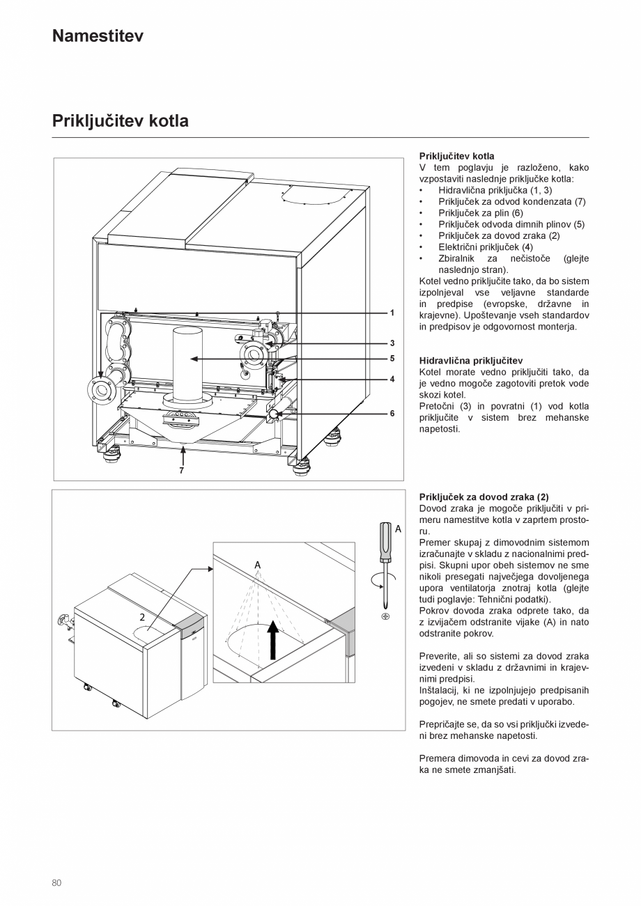 Pagina 80-Manual de instalare si utilizare - Cazan in condensare cu functionare pe gaz ELCO TRIGON® XXL...