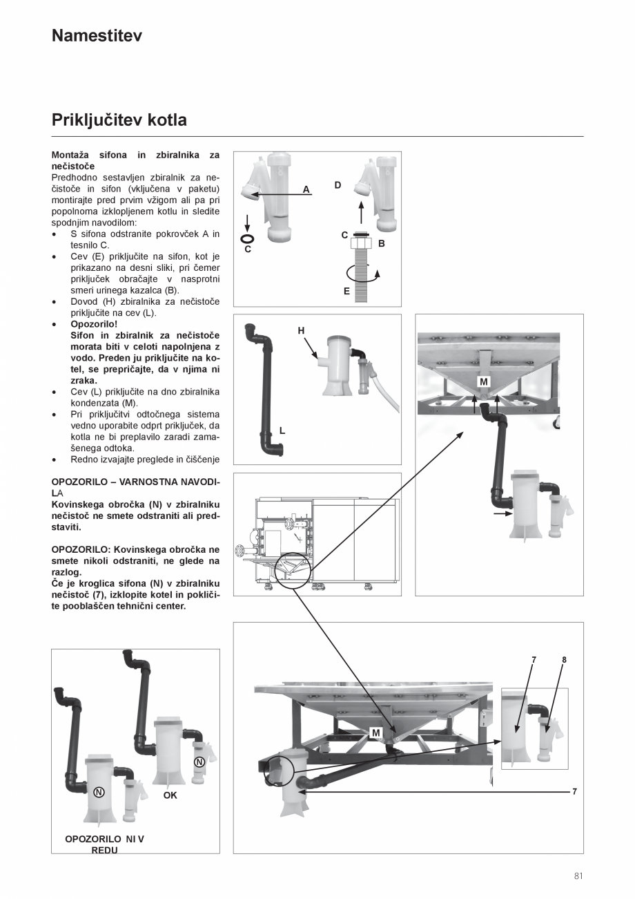 Pagina 81-Manual de instalare si utilizare - Cazan in condensare cu functionare pe gaz ELCO TRIGON® XXL...