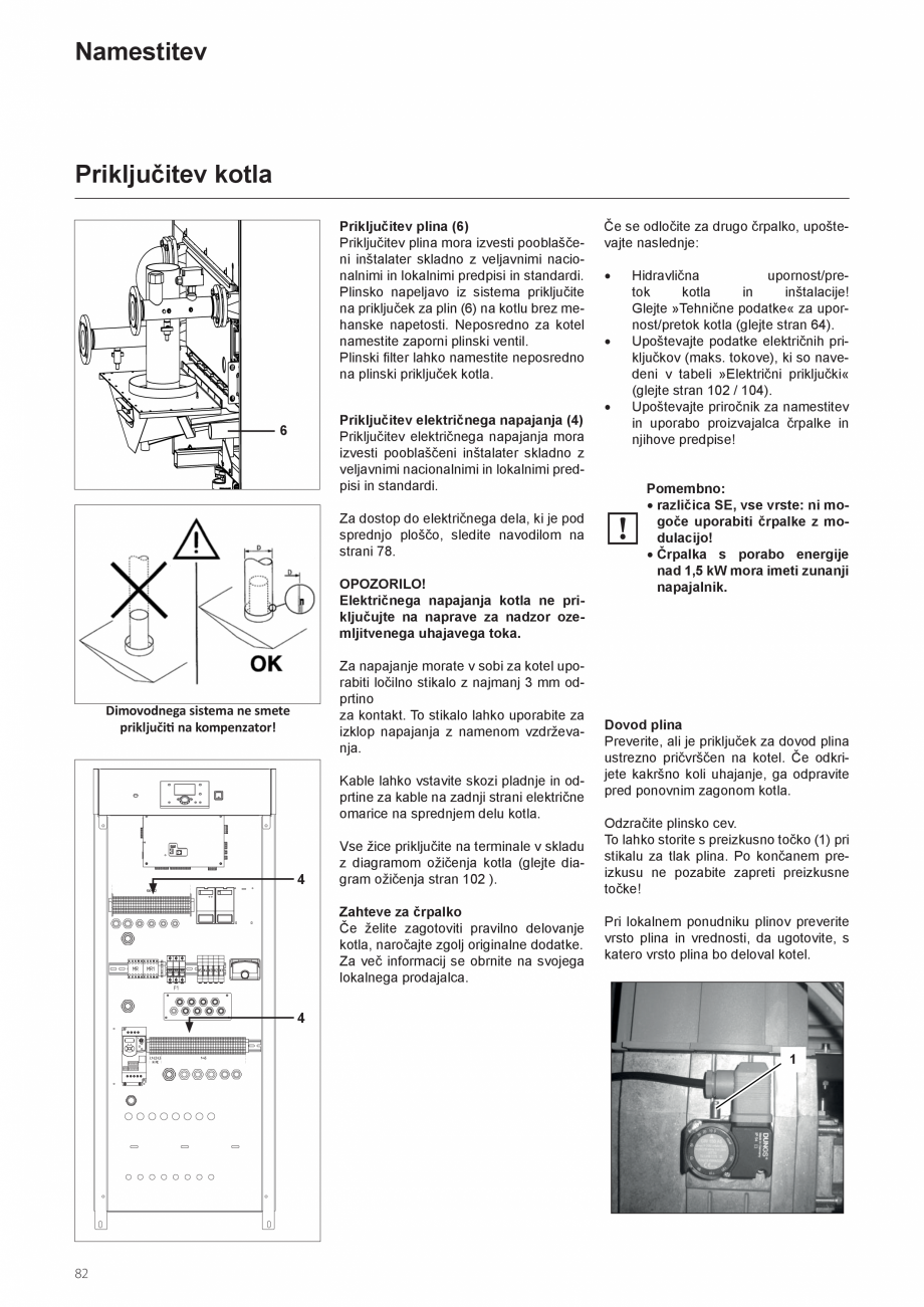 Pagina 82-Manual de instalare si utilizare - Cazan in condensare cu functionare pe gaz ELCO TRIGON® XXL...