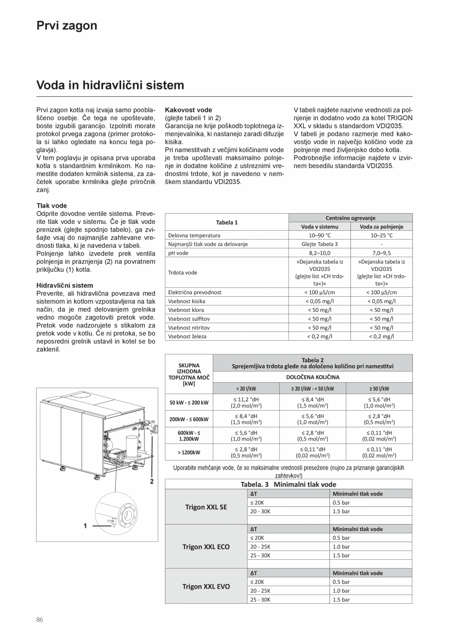 Pagina 86-Manual de instalare si utilizare - Cazan in condensare cu functionare pe gaz ELCO TRIGON® XXL...
