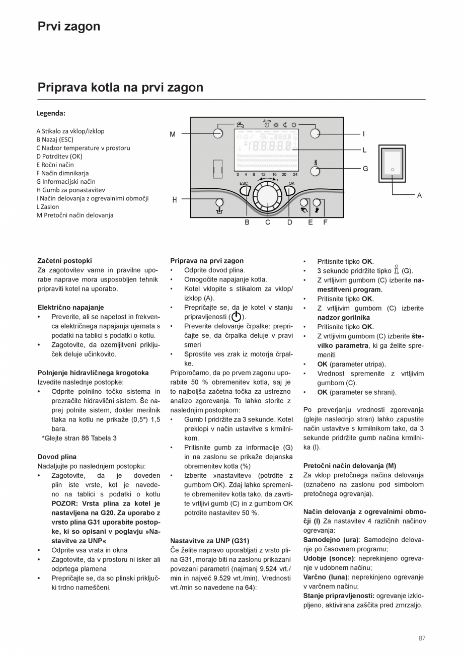 Pagina 87-Manual de instalare si utilizare - Cazan in condensare cu functionare pe gaz ELCO TRIGON® XXL...