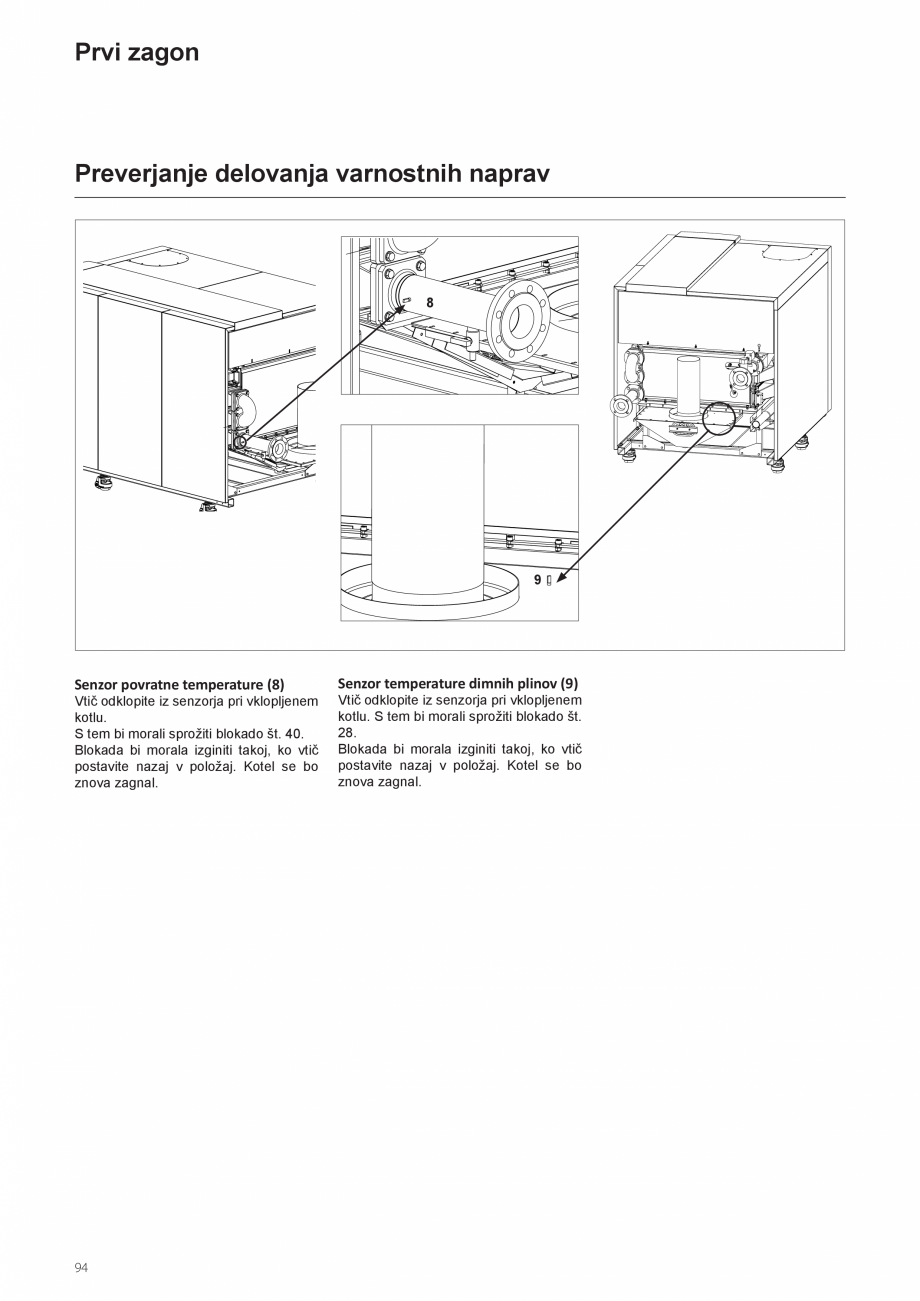 Pagina 94-Manual de instalare si utilizare - Cazan in condensare cu functionare pe gaz ELCO TRIGON® XXL...