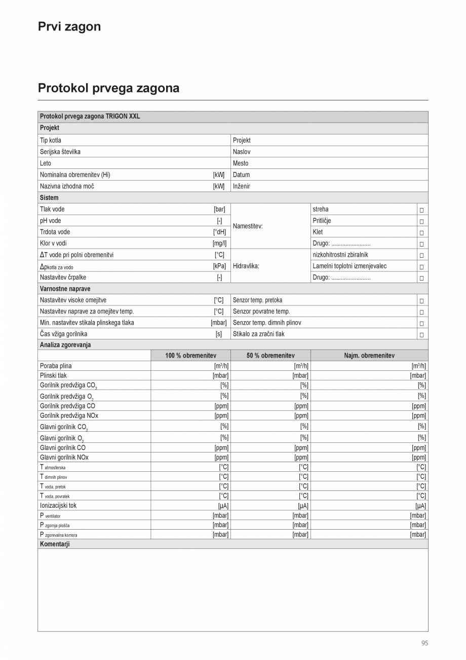 Pagina 95-Manual de instalare si utilizare - Cazan in condensare cu functionare pe gaz ELCO TRIGON® XXL...