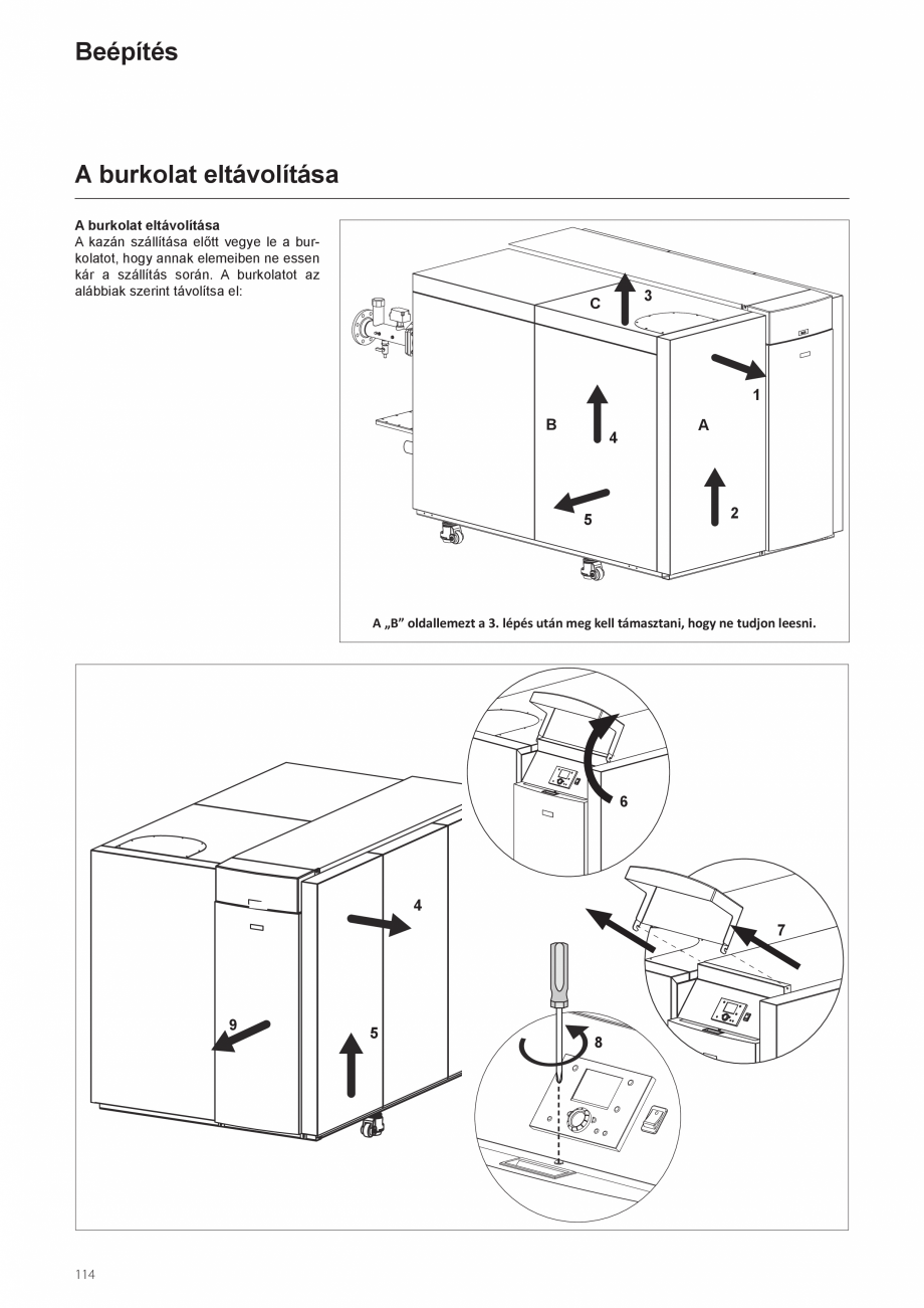 Pagina 132-Manual de instalare si utilizare - Cazan in condensare cu functionare pe gaz ELCO TRIGON® XXL...