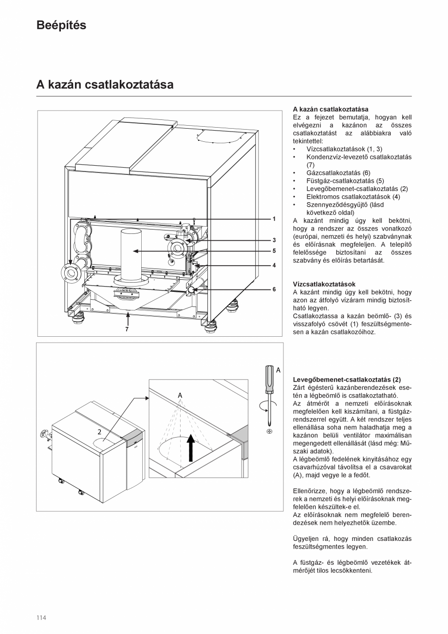 Pagina 134-Manual de instalare si utilizare - Cazan in condensare cu functionare pe gaz ELCO TRIGON® XXL...