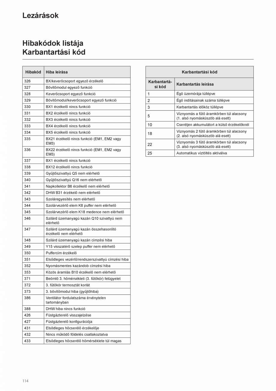 Pagina 154-Manual de instalare si utilizare - Cazan in condensare cu functionare pe gaz ELCO TRIGON® XXL...