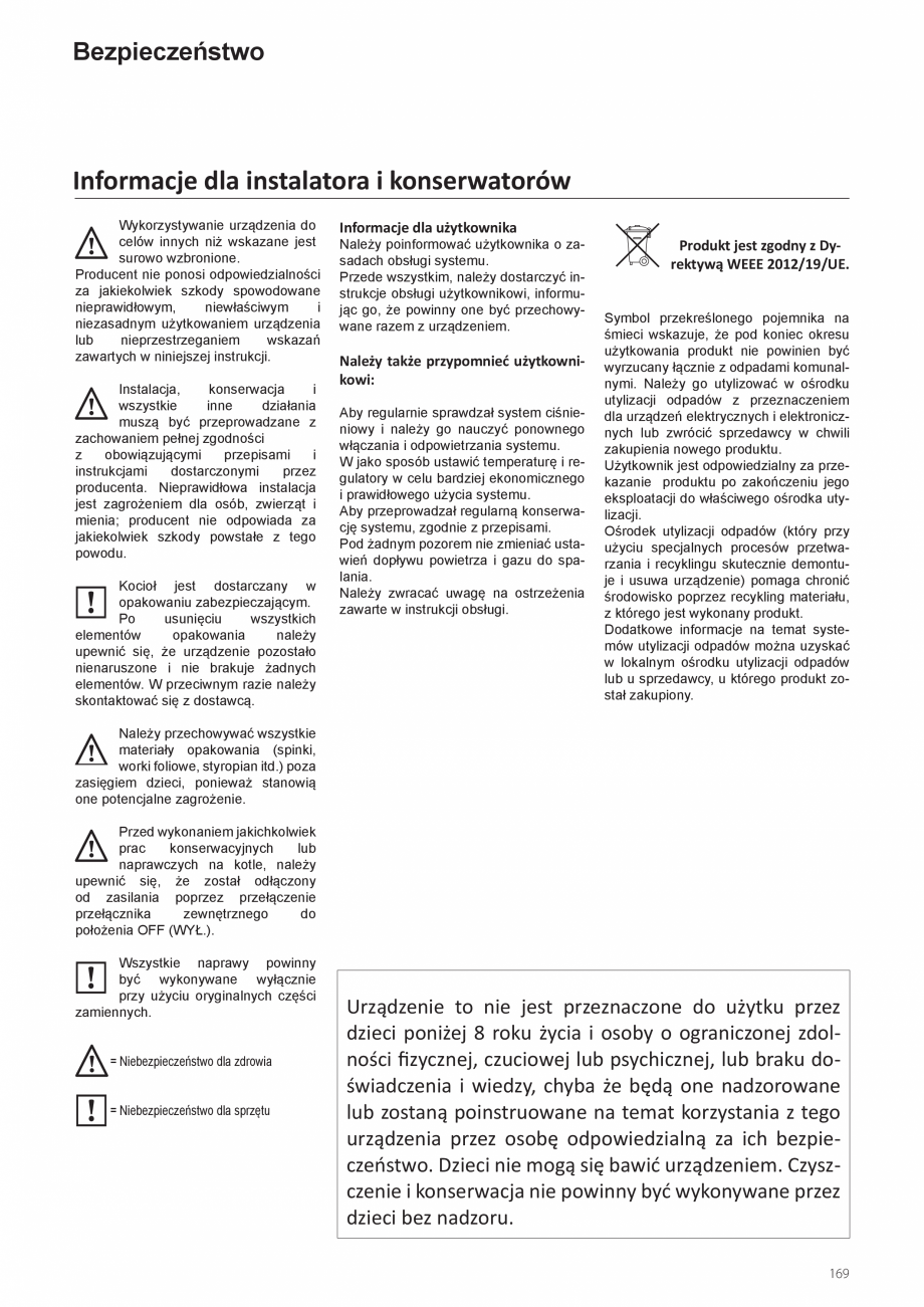 Pagina 169-Manual de instalare si utilizare - Cazan in condensare cu functionare pe gaz ELCO TRIGON® XXL...