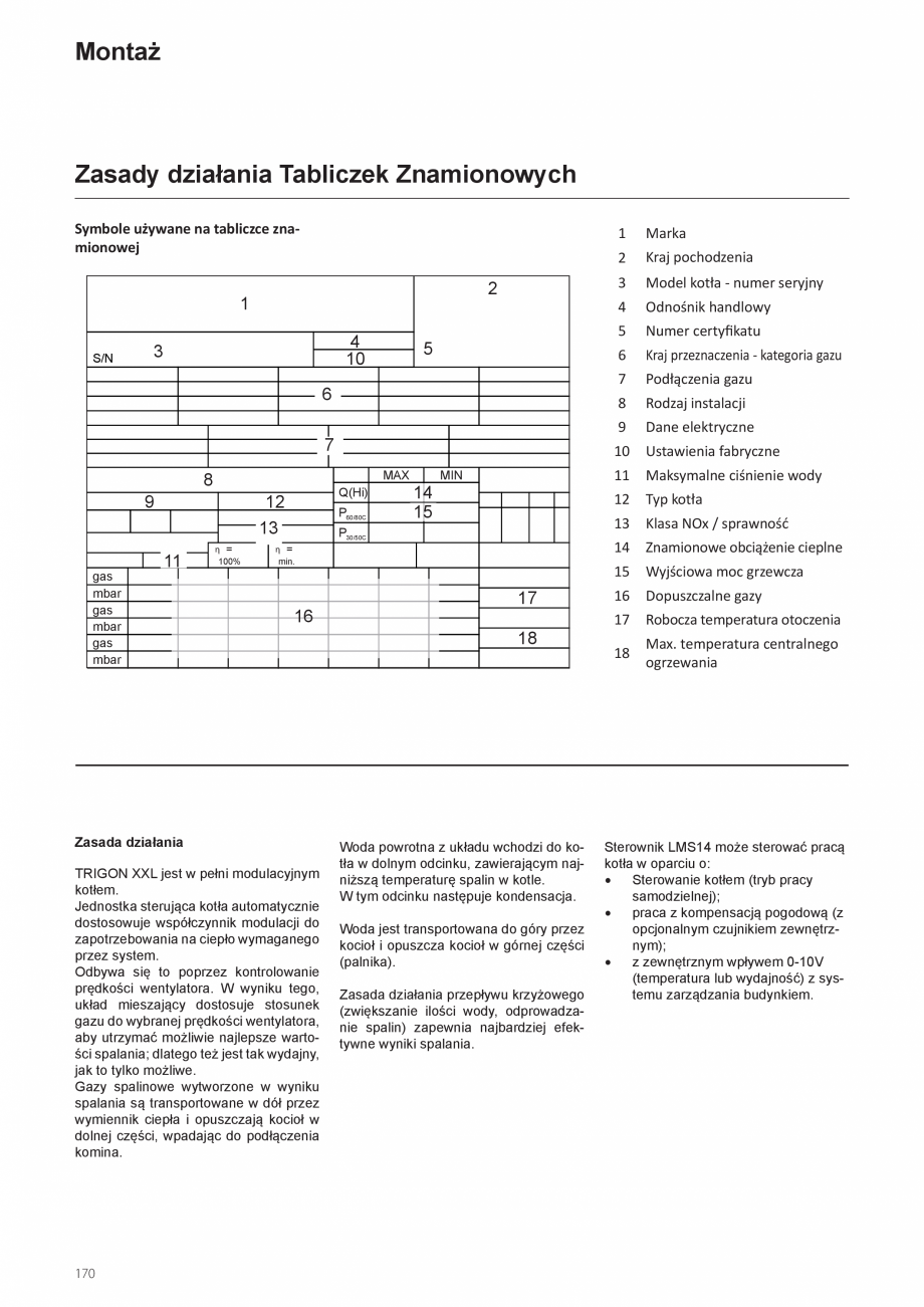Pagina 170-Manual de instalare si utilizare - Cazan in condensare cu functionare pe gaz ELCO TRIGON® XXL...