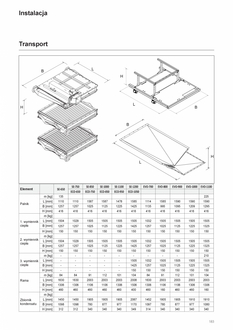 Pagina 183-Manual de instalare si utilizare - Cazan in condensare cu functionare pe gaz ELCO TRIGON® XXL...