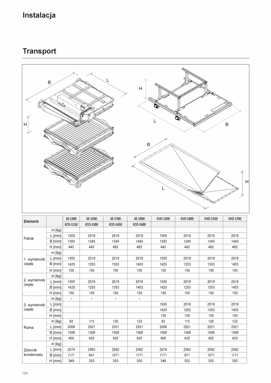 Pagina 184-Manual de instalare si utilizare - Cazan in condensare cu functionare pe gaz ELCO TRIGON® XXL...