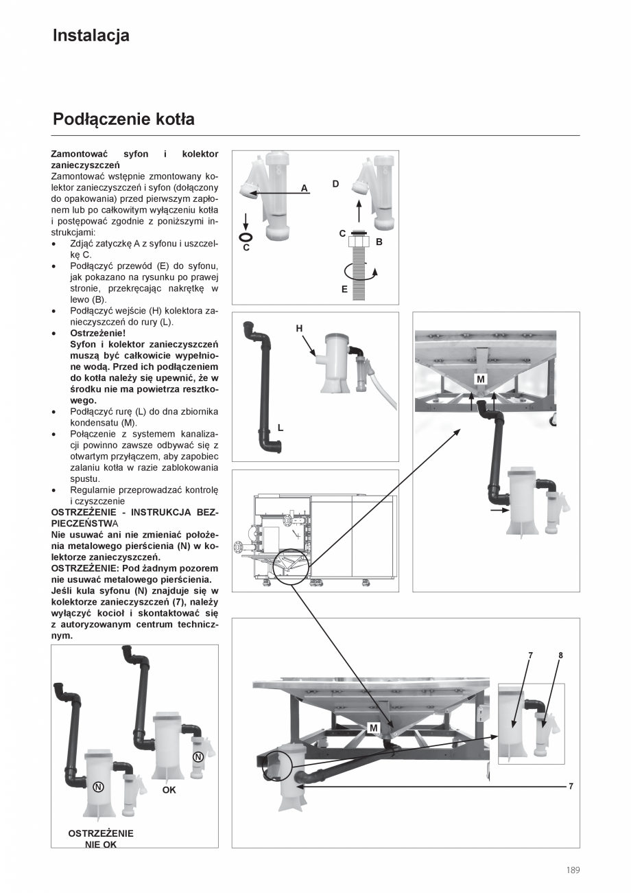 Pagina 189-Manual de instalare si utilizare - Cazan in condensare cu functionare pe gaz ELCO TRIGON® XXL...