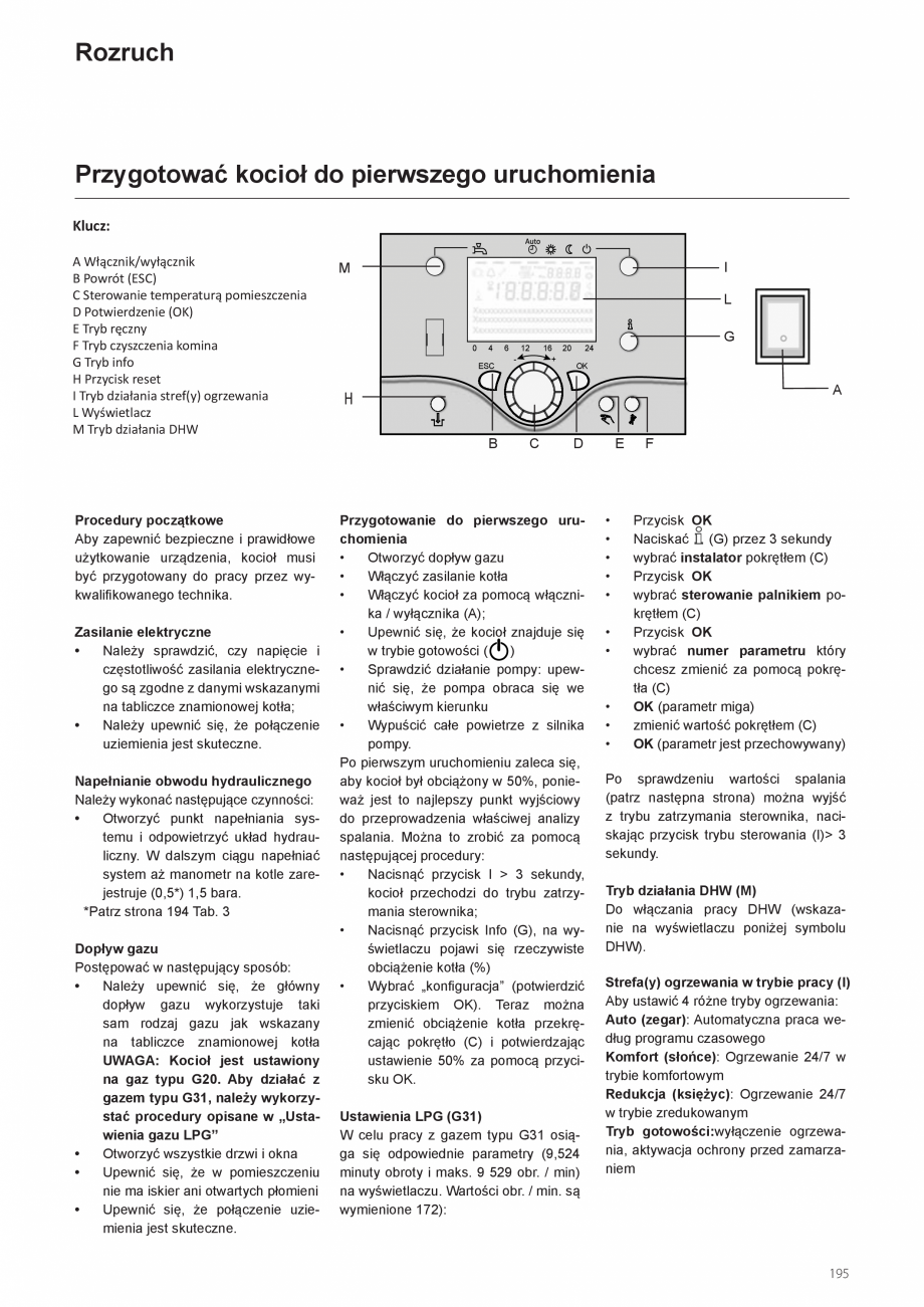Pagina 195-Manual de instalare si utilizare - Cazan in condensare cu functionare pe gaz ELCO TRIGON® XXL...