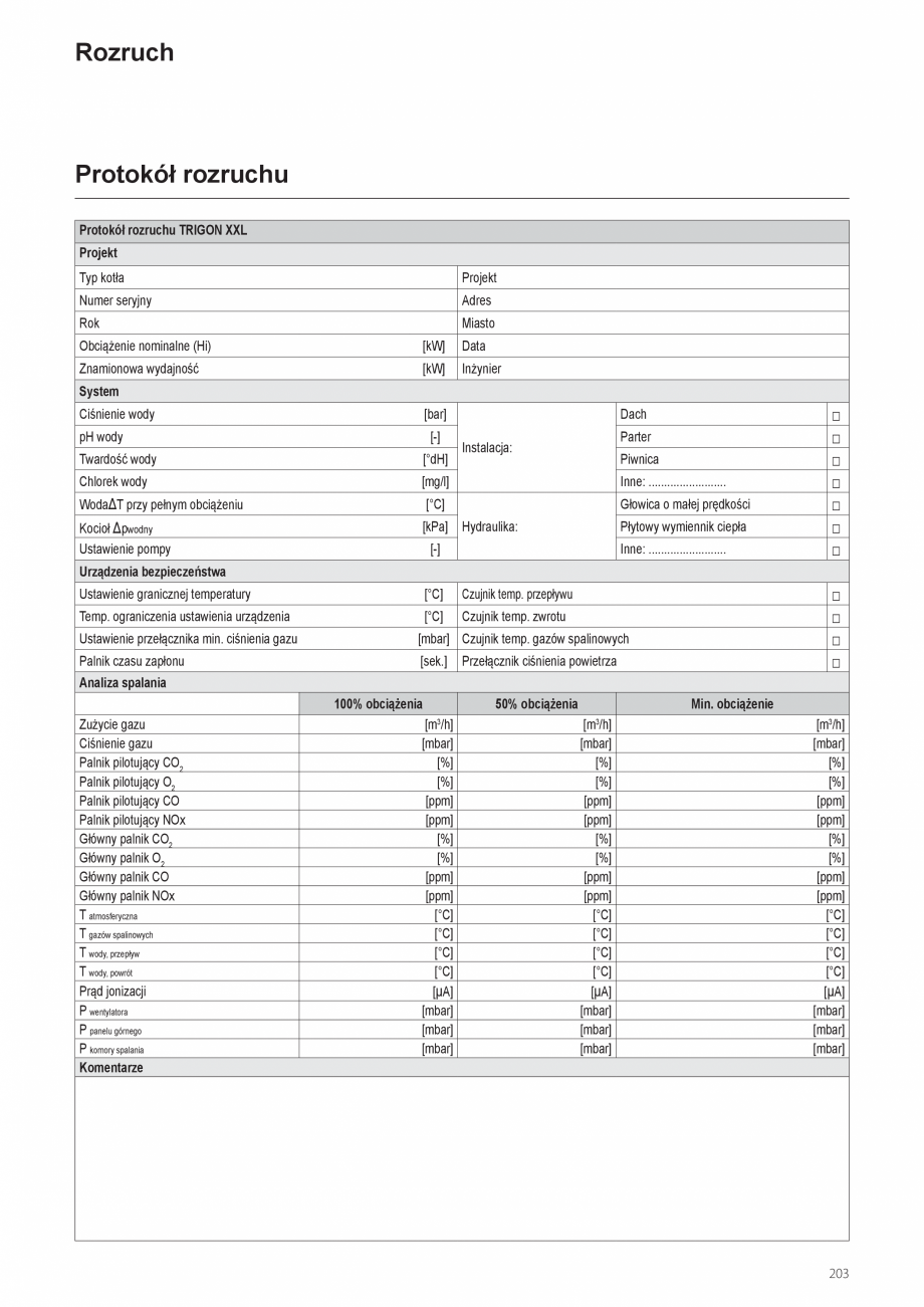 Pagina 203-Manual de instalare si utilizare - Cazan in condensare cu functionare pe gaz ELCO TRIGON® XXL...