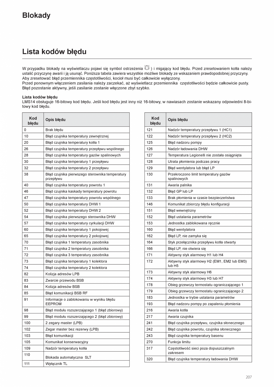 Pagina 207-Manual de instalare si utilizare - Cazan in condensare cu functionare pe gaz ELCO TRIGON® XXL...